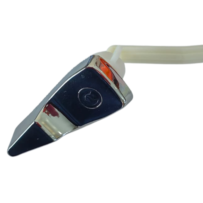 Manija cromada recta