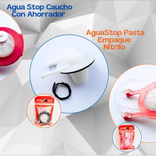 agua stop caucho